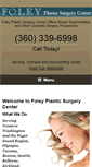 Mobile Screenshot of foleyplasticsurgery.com